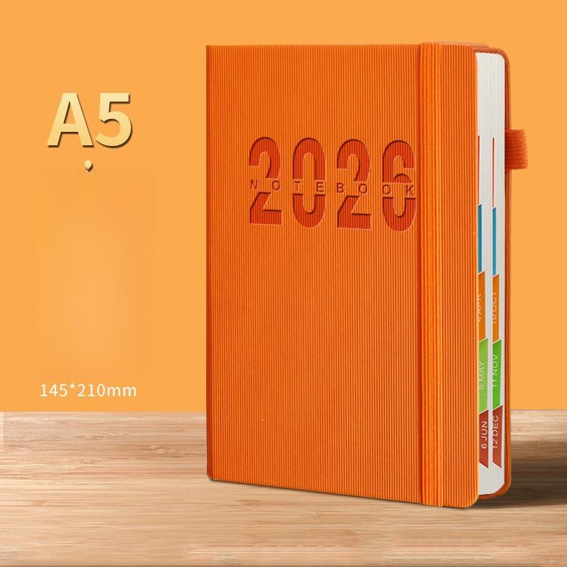 2027 New Calendar Log Self Discipline Check in Time Management One Page Per Day 365 Day Plan Office