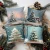 Christmas Tree-Themed Pillow Coverssuitable For Sofa Car Bedroom Decorative Cushion Cover Pillow Cover