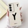 For Oppo Realme 14x 5G RMX3940 Case Popular Letter A-Z Pattern Soft Silicone Cover For Realme V60 Pro 5G Shockproof Phone Shell