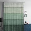 Wood Grain Striped Green Gradient Window Tulle Curtains for Living Room Bedroom Hotel Luxury Decoration Sheer Curtains