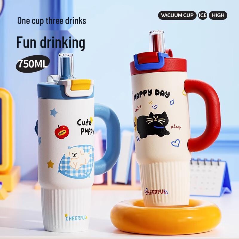 DOPINK 316 Stainless Steel Jumbo Insulated Straw Cup