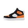 Jordan Access Mid top Vintage Basketball Shoes Black Orange Children Aged 3 7 Years Old (Unisex) Kids' Basketball Shoes AV7942 008