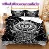 Thorn Gothic Dark Pattern Bedding Quilt Set Quilt Cover Pillowcase Home Decoration Birthday Gift (1 * duvet cover + 2 * pillowcase, without core)