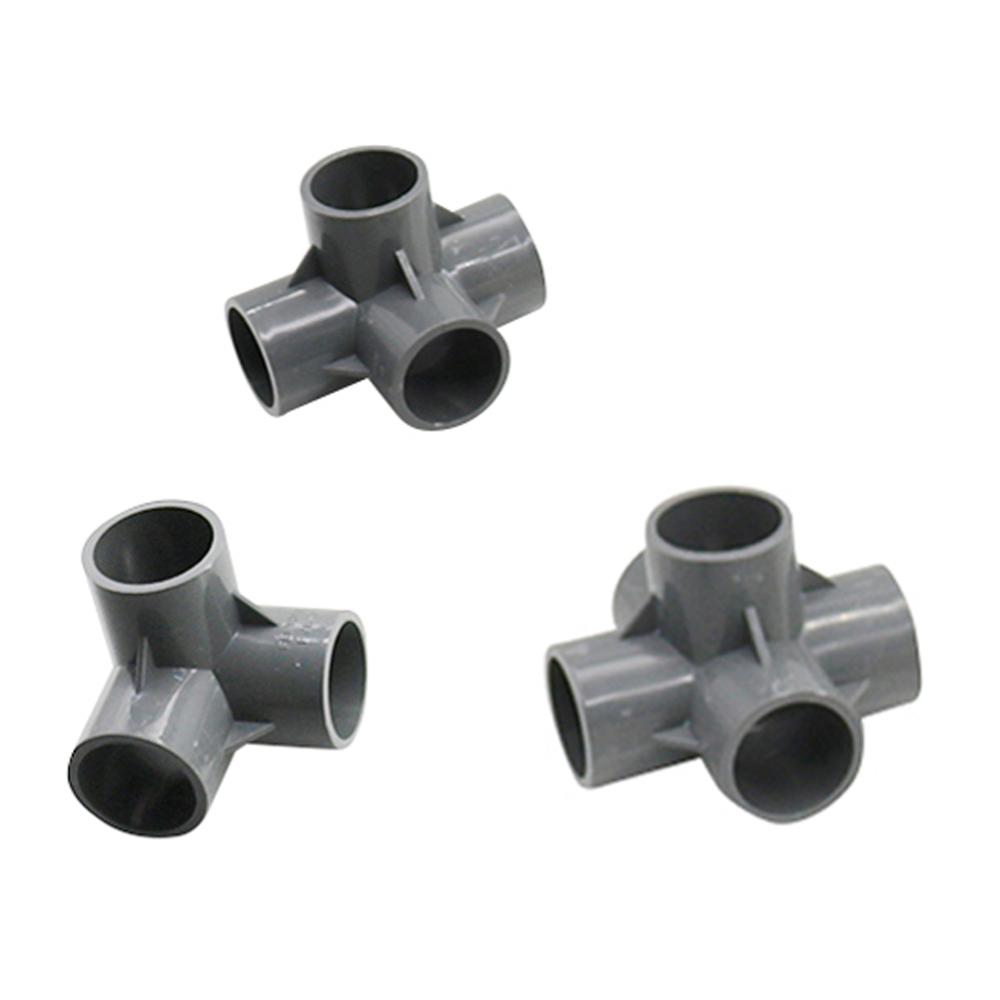 20mm 4-way 3-way 5-way Three-dimensional PVC Connector Garden Irrigation Water Connectors Aquarium Adapter Fittings
