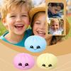 Colorful Dumpling Squishy Stress Relief Balls With Steamer Reusable Rebound Squeeze Reliever Toys Dough Ball Home Office Gifts