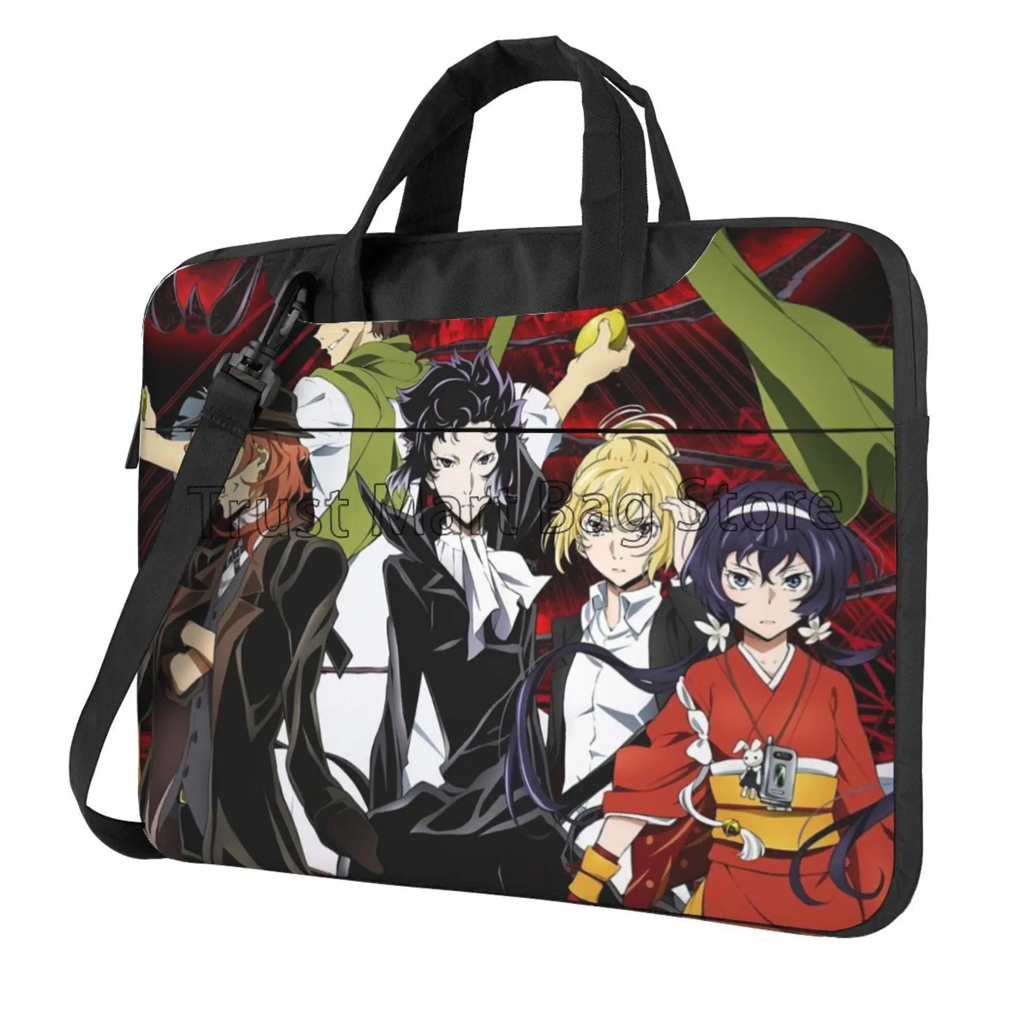 Bungou Stray Dogs Nakajima Atsushi TV Series Chuuya Nakahara Laptop Shoulder Bag Fits 13/14/15.6 Inch Laptop Netbook Cover Pouch
