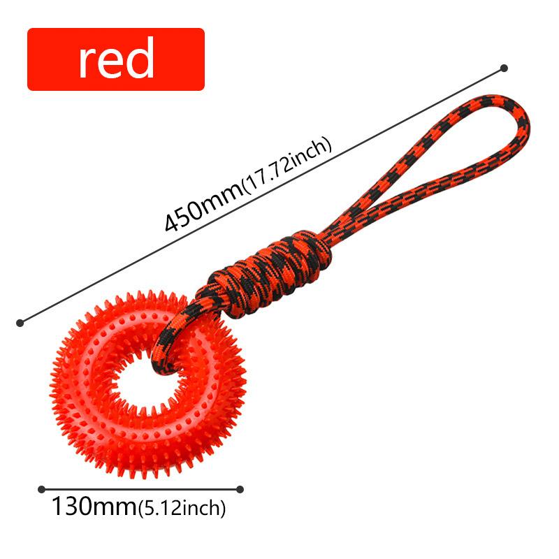 

Dog Vocal Toy Interactive Durable Knot Toy Grinding Teeth Cleaning Dog Teeth Cleaning Pet Supplies Dog toys Training Pet Supplie белый