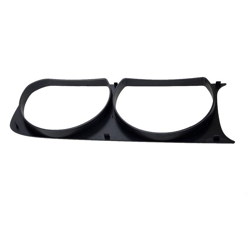 68051527AA Scheinwerfer-Zierrahmen vorne links Passend für Dodge Challenger 2008 2009 2010 2011 2012 2013 2014 Schwarz ABS