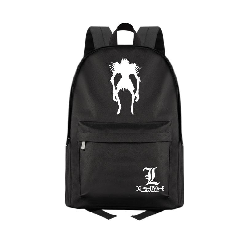 Death Note Anime Peripheral School Bag Male Female Student Daily Backpack Computer Travel Backpack