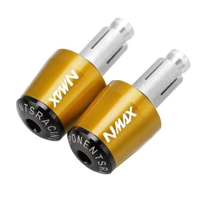 Motorcycle Handlebar Grip Bar Ends Cap Handle Counterweight Plug For YAMAHA NMAX 125 N-MAX NMAX125 2015-2024