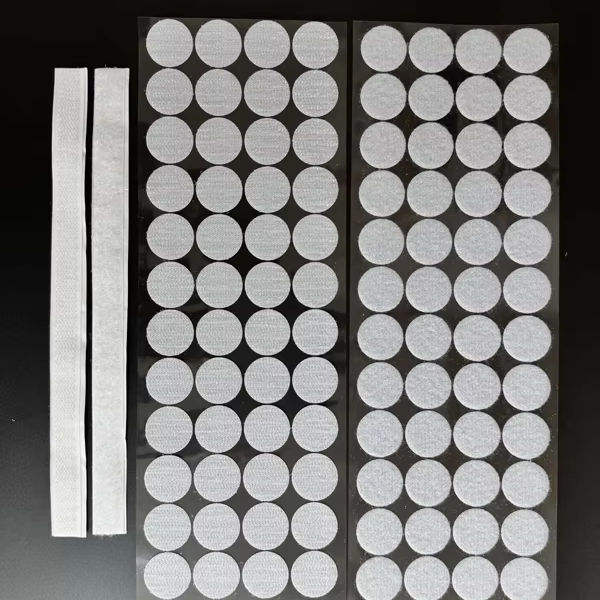 Ultra-thin Invisible Velcro, Thick and Durable Velcro Universal Back Adhesive Velcro (White,20mm)