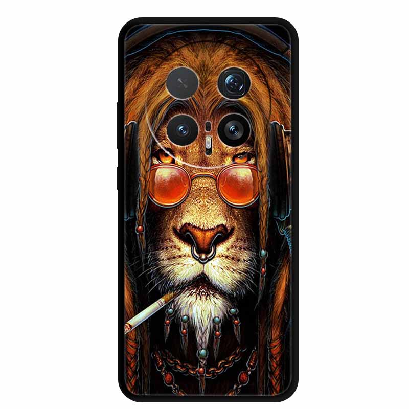 For Honor Magic8 Case Luxury Animal Soft Silicone TPU Phone Back Cover for Honor Magic8 Pro Magic 8 Shockproof Protective Capa