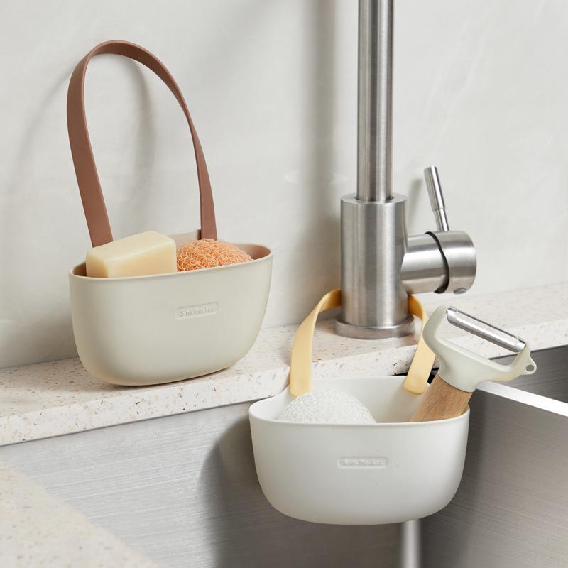 Scolapiatti da Cucina Cestello Appeso Scolapiatti Appeso Borsa Appesa Scolapiatti Porta Sapone Spugna Scolapiatti Portaoggetti Lavaggio Mensola Porta Sapone Bagno