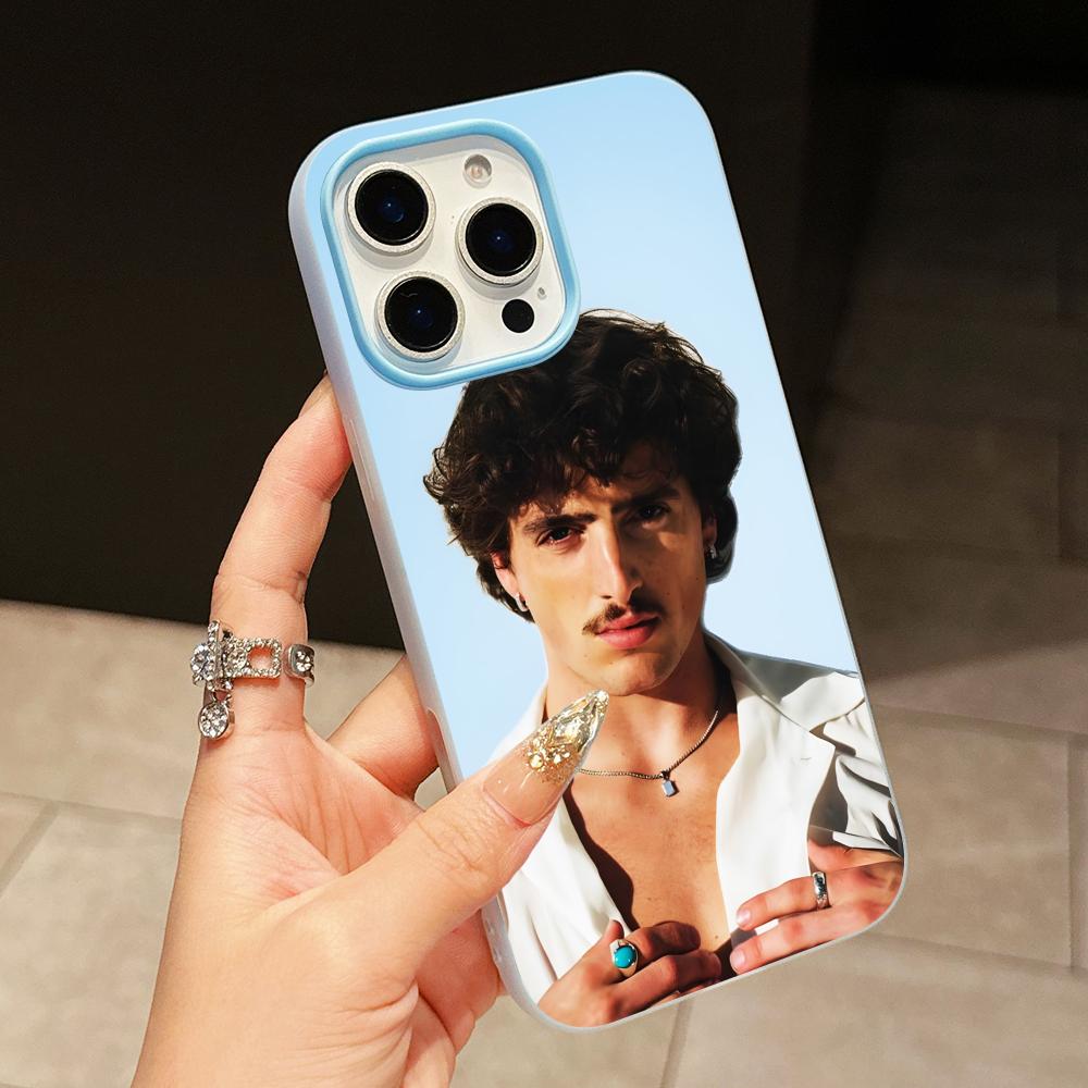 Benson Boone Jelly Double layer Light Blue Mobile Phone Case for iPhone 17 16 15 14 13 12 11 Air Pro Max Plus Protective