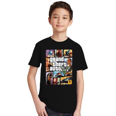 Letní Dětské Chlapecké Dívčí Tričko 1 gta Tričko gta Street Fight Long s oblečením gta 5