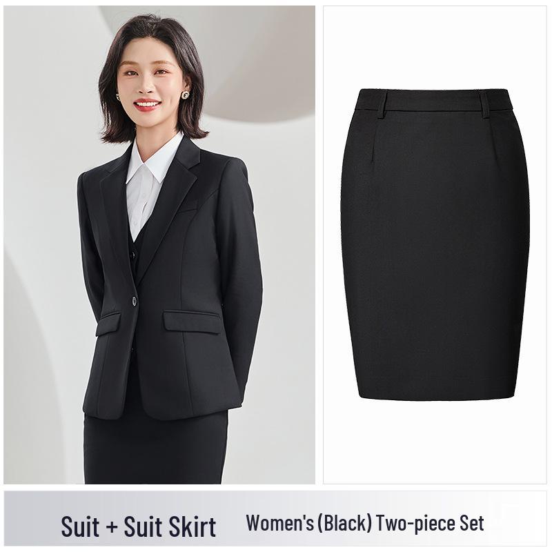 Professional Suit Sets: Women's Jackets & Men's Formal Interview Wear for Hotel Managers and Business Companies