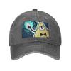 Cartoon Gravitys Falls Denim Fabric Cap Casual Baseball Caps Adjustable Hat Summer Unisex Baseball Hats