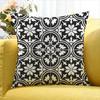 For Turkish Tile Watercolor Painting World Various Sizes Square Pillow Case For Car Home Bedchamber Decor