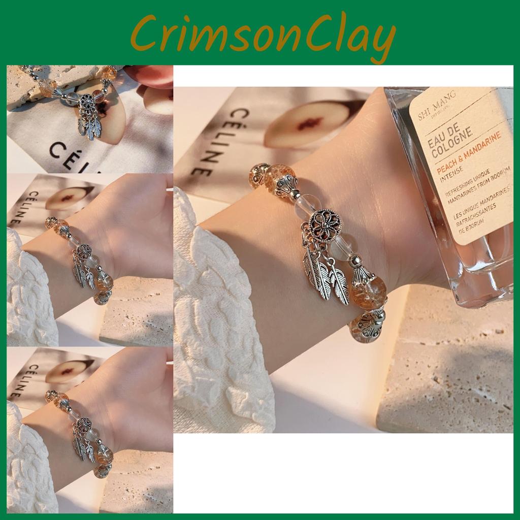 Geometric Chic Lotus Bracelet For Women Handcrafted Beads Stylish Jewelry Alloy