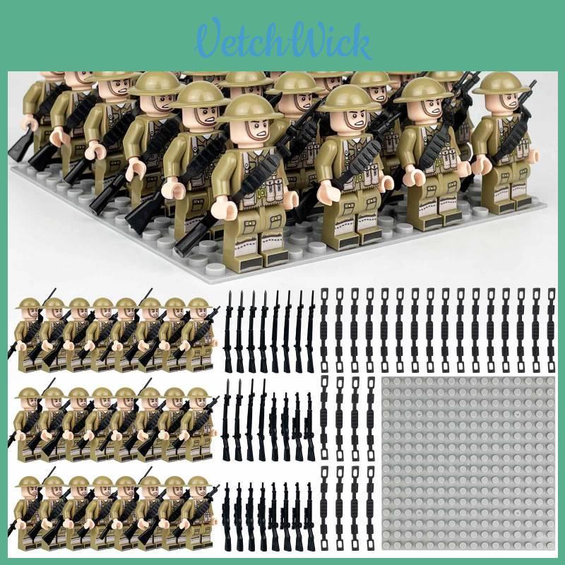 Military Building Blocks For Children High-quality Plastic Diy Play Set