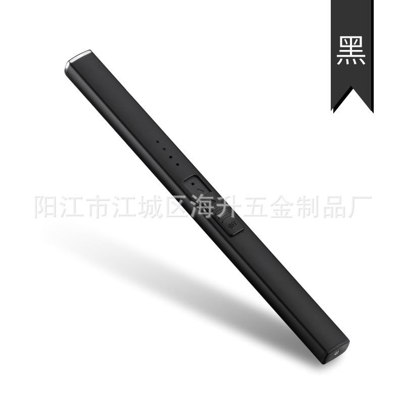 Long Handle Ignition Gun Stick Usb Arc Charging Windproof Rechargeable Metal Material Characters)