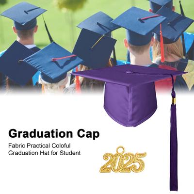 Graduation Cap Memorable Eye-catching Fabric Practical Coloful Graduation Hat for Student
