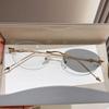 Round Rimless Photochromic Myopia Glasses Fashion Ultralight Near Sight Eyewear Men Women Anti-UV Eyeglasses Frames 0-1.0-4.0