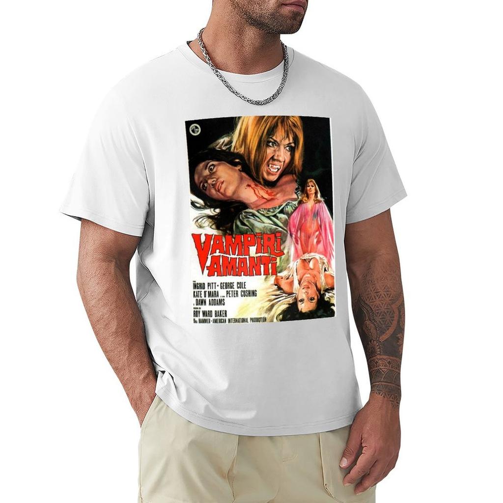 The Vampire Lovers Movie Poster TShirt Street Art Print Tee Shirt