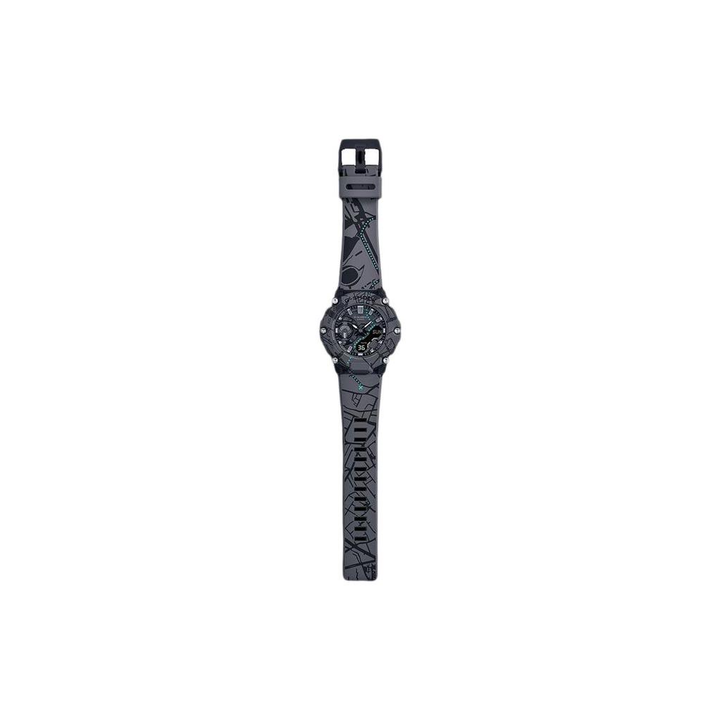 Casio Men Liquid Crystal/Analog Dual Display Series Black Watch GA-2200SBY-8A GA-2200SBY-8A