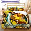 3pcs Agatsuma Zenitsu Cover Set - Personalized Name, HD Printed Bedding with 1 Cover and 2 Pillowcases - Perfect for Home Decor, Easy Care