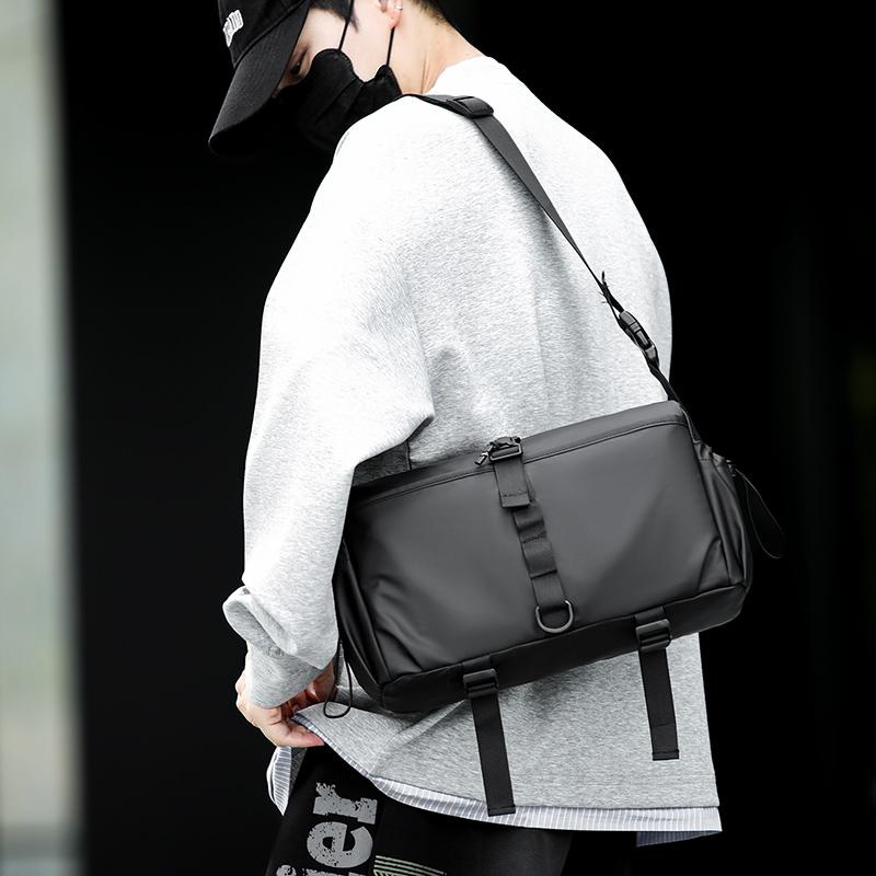 Men's Short-distance Travel Messenger Bag Business Large Capacity Messenger Bag Waterproof Shoulder Bag