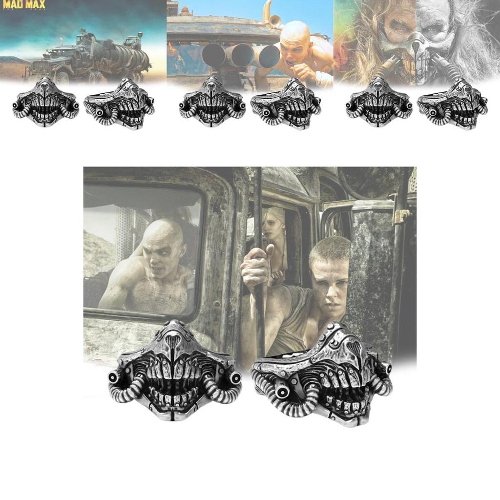 Unique Mad Max Inspired Alloy Ring Customizable Unisex Fashion Jewelry
