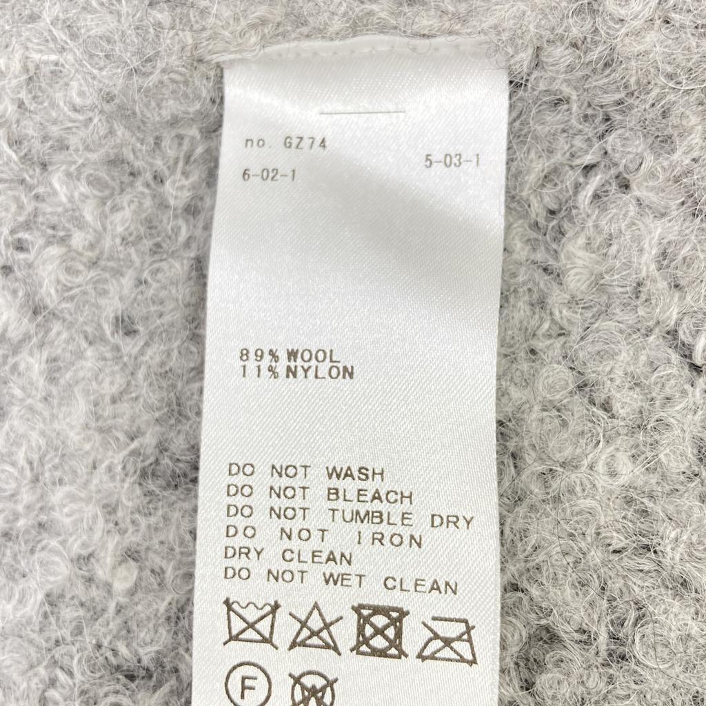 Plage [MIA] 24-year-old Gray TEDDY Jacket Jacket Not Written grayUsed