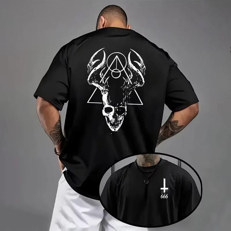 Letnia koszulka z nadrukiem, z krótkim rękawem, modna, prosta, wygodna, oddychająca, unisex