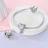Copper Plated Sisters Lover Charms Beads Fit Original Bracelet Necklace Diy Bead For Women Jewerly Make Gift
