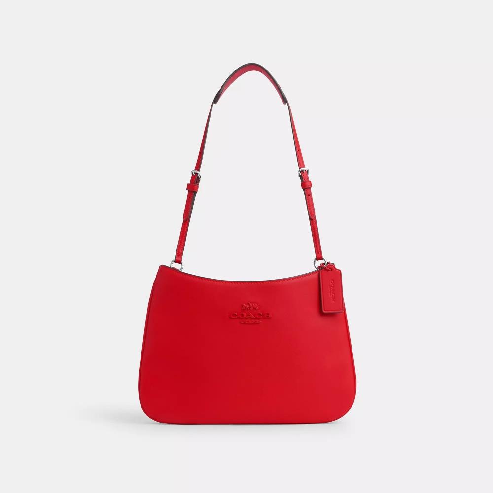 

Сумка через плечо Coach Penelope серебристый яркий мак