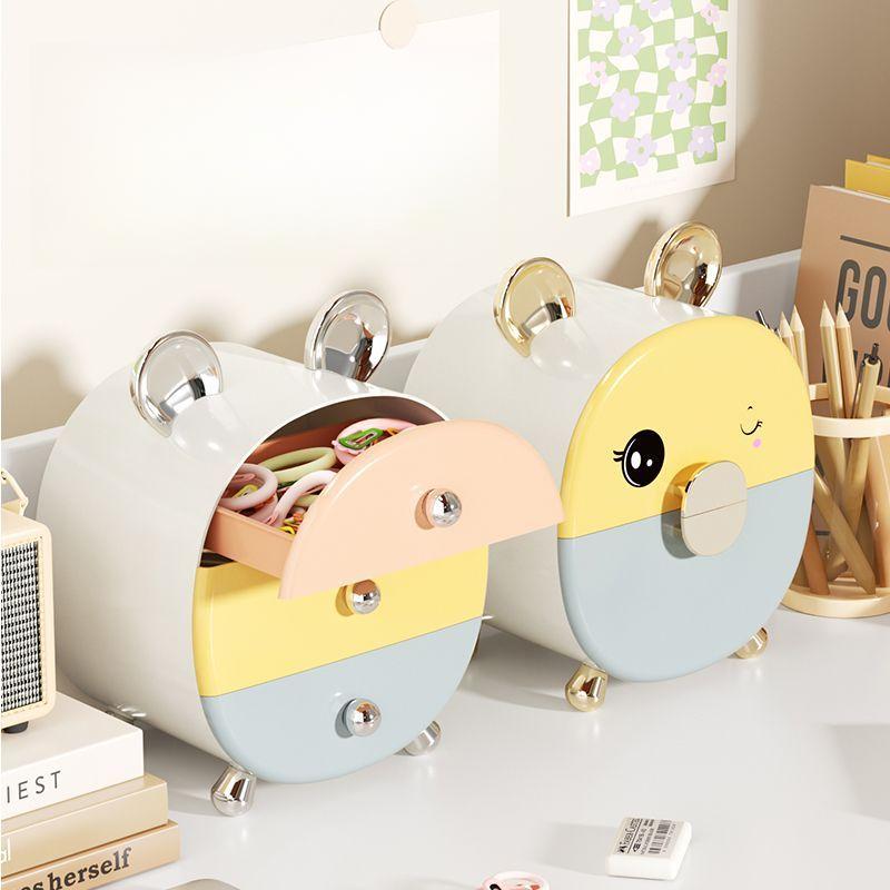 Cute Multi-Layer Drawer Desktop Organizer for Girls: Dormitory Makeup & Hair Accessory Storage Box Organizer for Hair Clips, Cosmetics Hairpieces