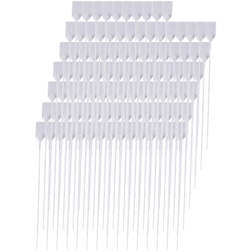 100 Piece Plastic Tamper Seals Numbered Zip Ties Tags For Fire Extinguisher,Shipping,250Mm A
