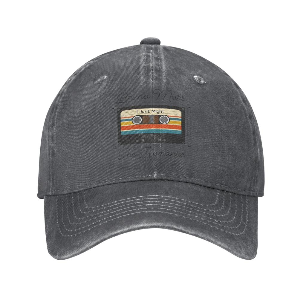 Vintage The RoUnisextic Tour Bruno Mars Baseball Cap for Unisex Women Distressed Cotton Sun Cap Adjustable Caps Hat
