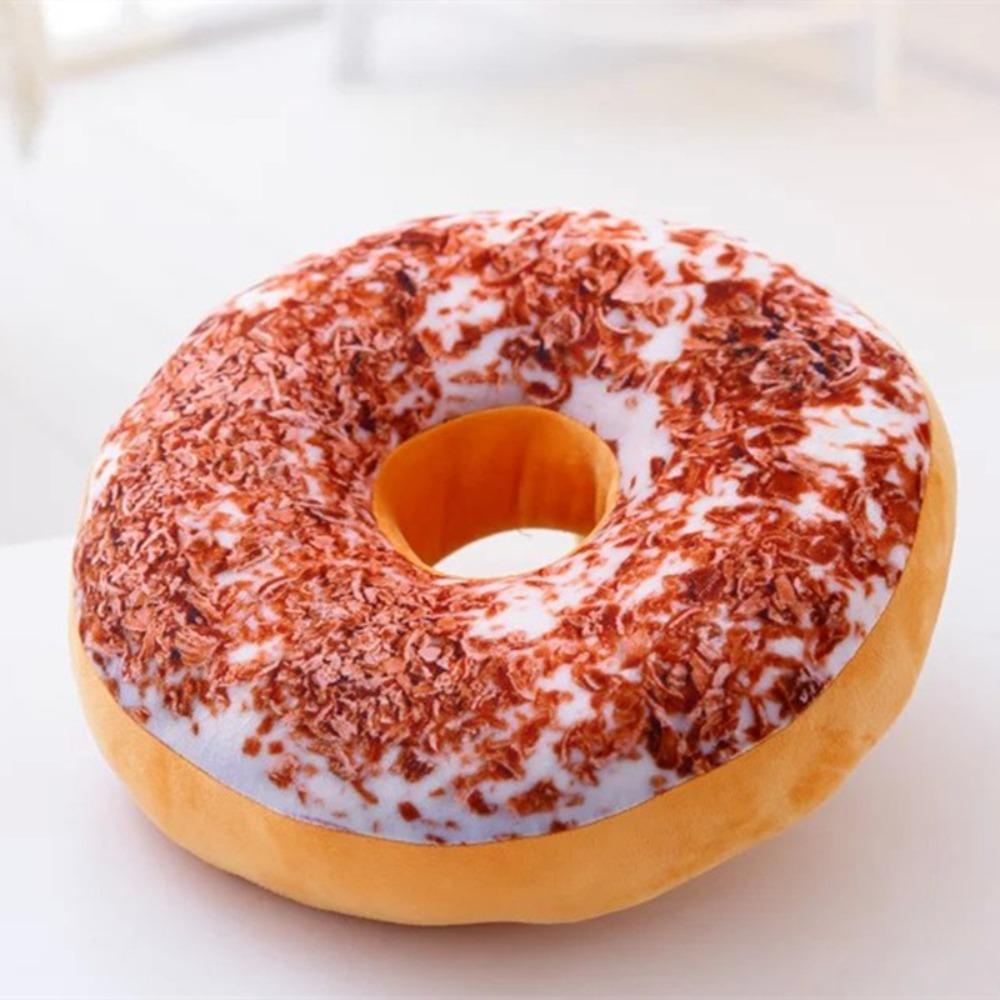 Decorative 3D Donuts Simulation Donut Cushion Super Soft Home Cushion Donuts Pillow Chocolate Donuts Pillow