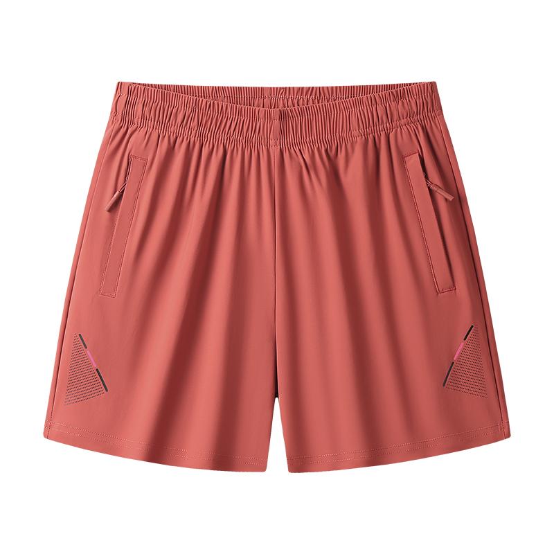 Summer Ice Silk Shorts Breathable Sports and Leisure Shorts Women's Beach Shorts Women's Sports Shorts