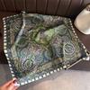 2026 New Cashew Print Bandana Square Scarf Luxury Soft Satin Stylish Versatile Neck Scarf For Women Hairbands Headscarf