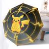 1pc Pikachu Electric Energy Umbrella with Plastic Handle,Suitable for All Seasons Home Travel Outdoor UmbrellaM1092