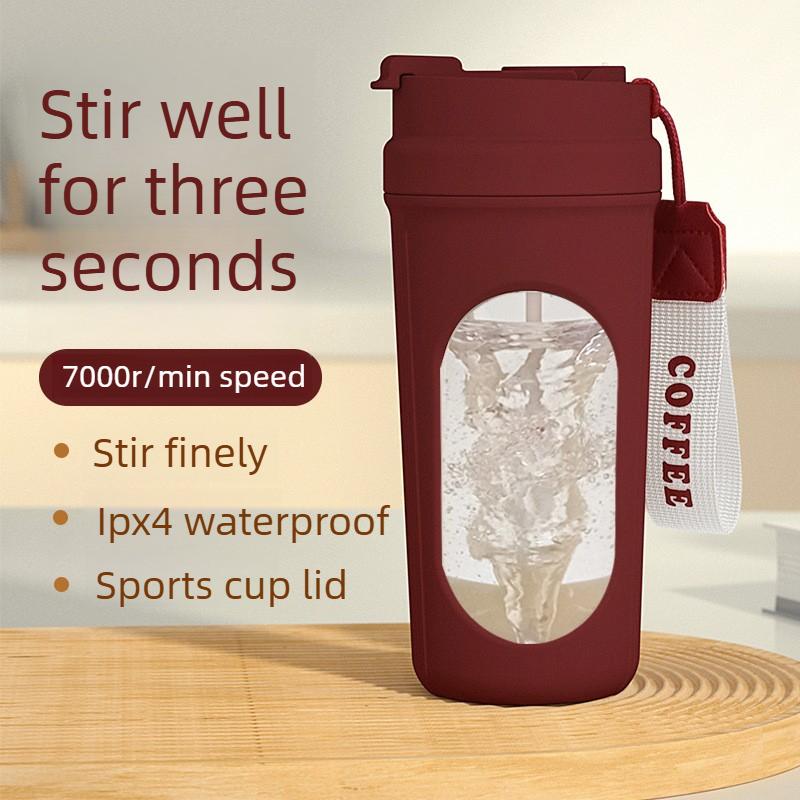 Electric Automatic Mixing Cup: One-Button Mixing for Coffee and Powdered Milk; Shake Cup; Food-Grade Material; Gift; Fitness Water Bottle