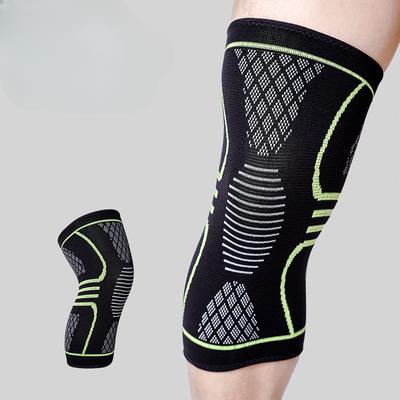 A Single Sport Mountaineering Basketball Kneepad Riding Running Fitness Anti-slip Knitted Outdoor Protective Leggings