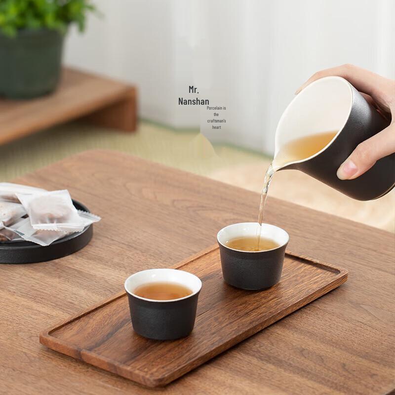 Japanese Style Ceramic Tea Cups - Set of 6