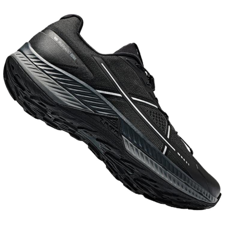 New Anta Champion All Round Shock Absorbers Slip Resistant Abrasion Resistant Low Top Trail Running Shoes Men's Black 112516611A-1