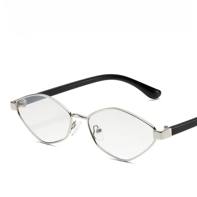 

Vintage Luxury Brand Sunglasses Women Shades Luxury Brand Design Eyewear New Trendy Metal Frame Cat Eye Sun Glasses