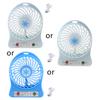USB Battery Dual Purpose Mini Table Fan with Light Rechargeable Battery Powered Mini Desk Fan With Strong Wind