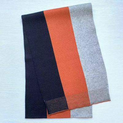 Men's Versatile Plaid Cashmere Scarf - Warm, Knitted, Winter Shawl